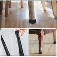 thumbnail image 3 of PAMINGONO 8Pcs Chair Leg Protectors Black Covers for Table and Chair Feet Furniture, 3 of 7