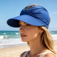 thumbnail image 4 of 2026 New Women's UV Protection Sun Visor Hat, Sun Hats for Women, Lightweight Foldable Ponytail Sports Cap Beach Outdoor, 4 of 7