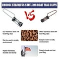 thumbnail image 5 of PASILI Marine Flagpole Clip Accessories Water Sports 2Pcs/4Pcs/10Pcs Boat Flag, 5 of 8