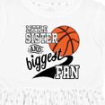 thumbnail image 4 of Inktastic Little Sister and Biggest Fan Basketball Player Girls Toddler Dress, 4 of 5