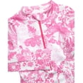 thumbnail image 6 of Jessica Simpson Girls' Long Sleeve Rashguard One-piece Swimsuit, Sizes 4-16, 6 of 6