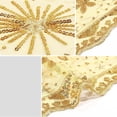thumbnail image 6 of HNMKIU Wraps Women Sequins Moon Scarves Evening Dress Shawls Elegant Glitter Wrap Stole Accessory for Party Wedding Gold,One Size, 6 of 8