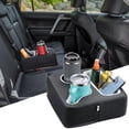 thumbnail image 1 of Portavasos KEMIMOTO para asiento trasero para coche, sofá, barco (negro), 1 of 7