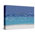 thumbnail image 1 of Sea Gulls and Resort, the Maldives, Indian Ocean, Animals Scenic Stretched Canvas Wall Art by Sakis Papadopoulos Sold by Art.Com, 1 of 5
