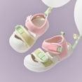 thumbnail image 6 of ZHOGXU Toddlers Children Girls Boys Summer Sandals Soft Sole Non Closed Toe Color Block Breathable Lightweight Shoes For Outdoor Activities,Multicolour1,9.5, 6 of 7