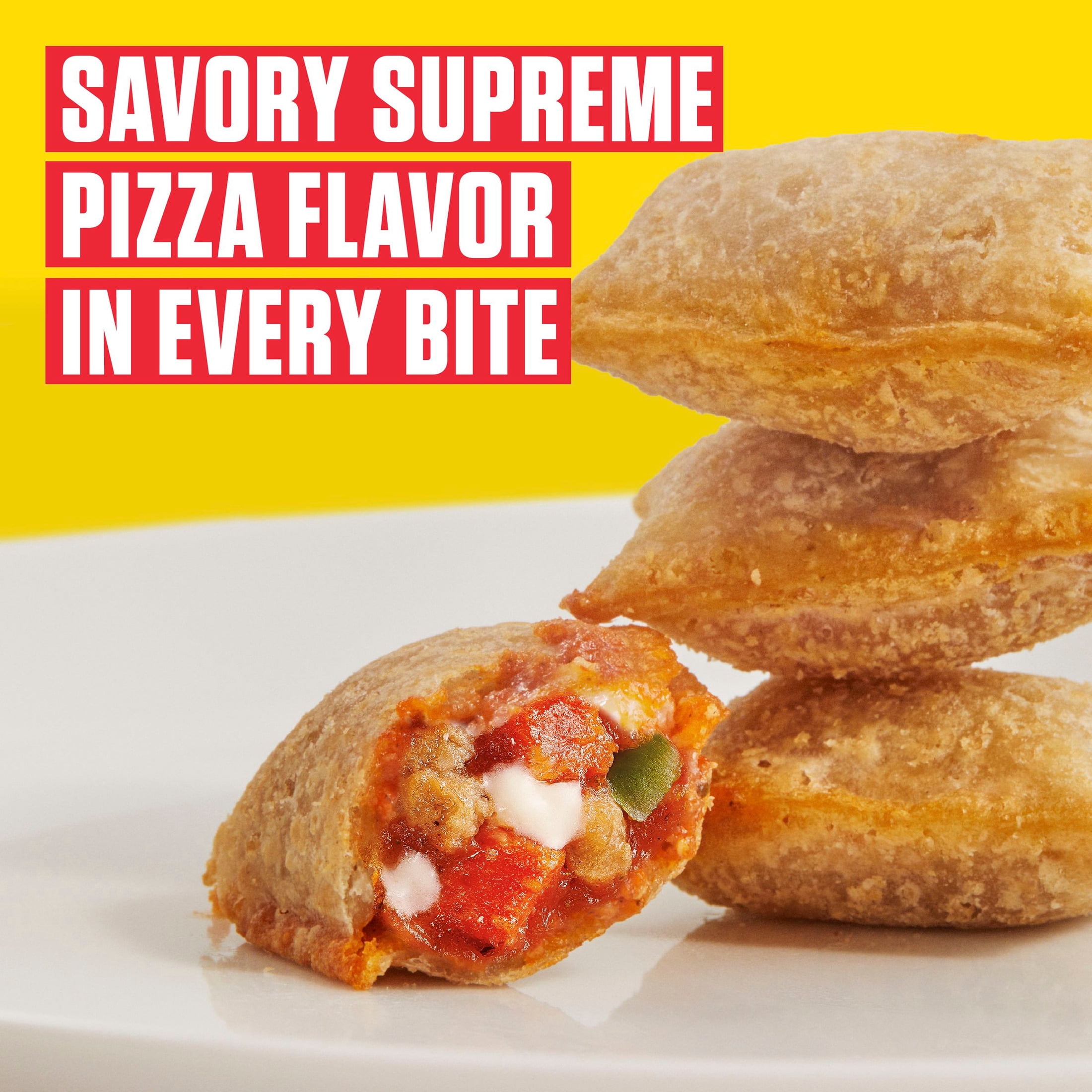 Totino's Pizza Rolls, Supreme Flavored, Frozen Appetizers, 50 Rolls, 24.8 oz