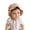 Khaki, variant on Xijirk Baby Ruffled Brim Sun Hat Soft Organic Upf 50 Plus with Adjustable Chin Strap Gentle Cozy Headwear for Outdoor Play and Beach Travel,Grey,6 Months-2 Years