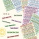 thumbnail image 5 of pstuiky Manual de pegatinas de texto para manualidades serie Small Talk Stickers material decorativo paquete de pegatinas de texto para decoración., 5 of 6
