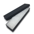 thumbnail image 2 of The Display Guys – Cardboard Jewelry Boxes With Cotton – 100 Pack – Matte Black – #82 (8 1/16" x 2 1/4" x 1 3/8"), 2 of 7