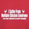 thumbnail image 3 of CafePress - Multiple Chicken Syndrome Dark T Shirt - Men's Classic Graphic Cotton T-Shirt, 3 of 4