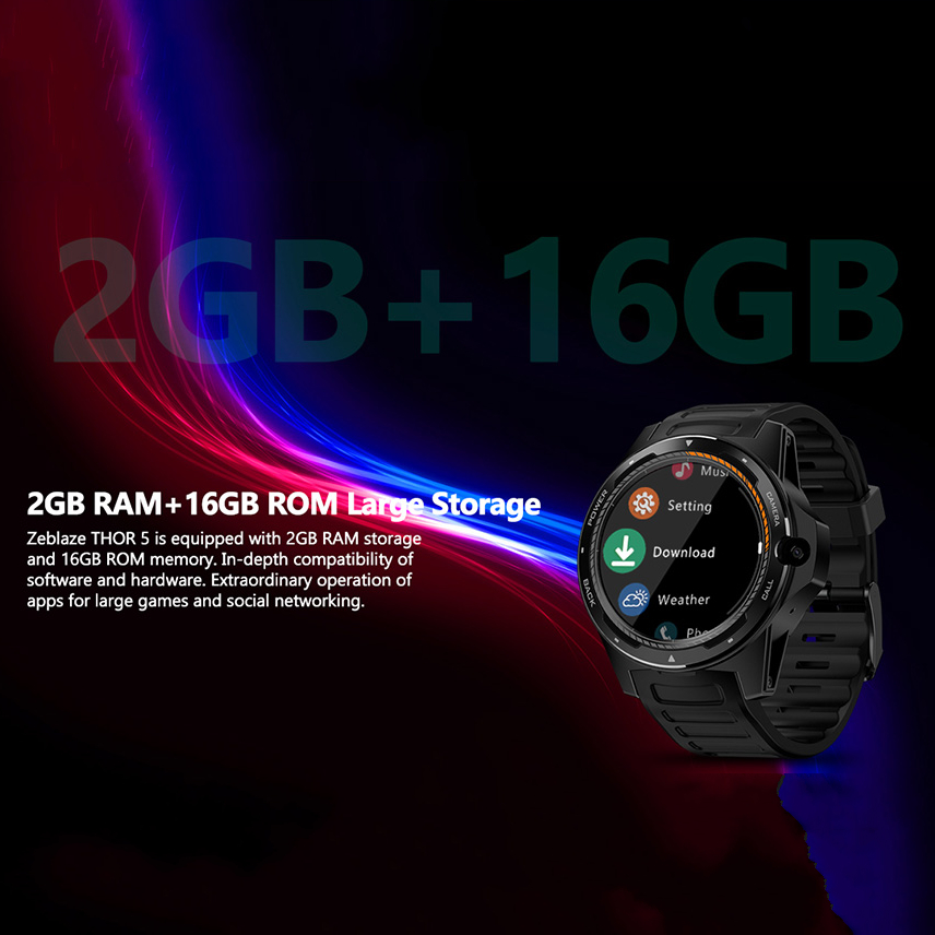 zeblaze thor 5 dual chipset technology 4g lte