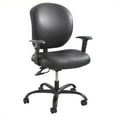 thumbnail image 1 of Scranton & Co Contemporary Task Office Chair in Black Vinyl, 1 of 3