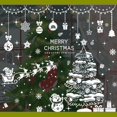 thumbnail image 1 of Calcomanías De Cristal Decoraciones Navideñas Pegatinas Electrostáticas De Santa Alce Para Sala De Estar Cocina, 1 of 4