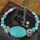 thumbnail image 4 of De De Color Turquesa Brazalete De s Mujeres De Joyería De Bricoje Brazalete Zulema  pulsera de la turquesa del encanto, 4 of 4
