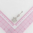 thumbnail image 3 of Jinsinto Anti-allergy Umbilical Nail Zircon Five-pointed Star Belly Button Ring, 3 of 4