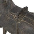 thumbnail image 5 of 14" x 15" Brown Polystone Prancing Horse Sculpture, by DecMode, 5 of 16