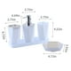 thumbnail image 3 of Juego de accesorios de baño de 5 piezas con dispensador de jabón, cepillo de dientes, vaso, jabonera, bandeja de baño, juego de ducha, caja, juego de botellas de baño, bandeja de accesorios de baño, j, 3 of 7