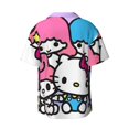 thumbnail image 2 of Sigee Sanrio Bj for Men's Casual Short Sleeve Button Down Shirts Men's Shirts Summer Medium, 2 of 7