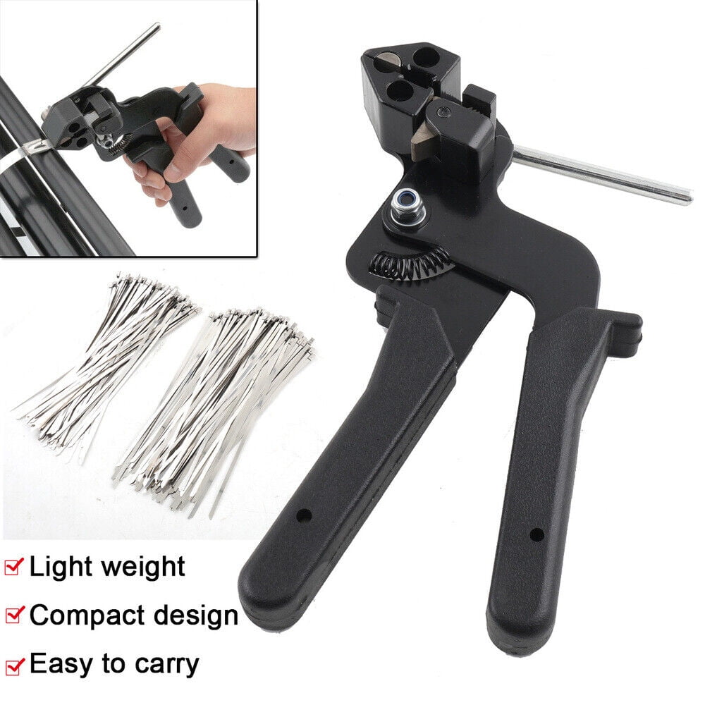 Yilikiss Zip Tie Cutter Metal Ties Gun Fasten Cable Tie Tool Tensioner 