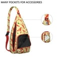 thumbnail image 2 of 4-Pockets Cross Body Bags for Woman Men,Cute Sea Life Sling Bag Chest Bag with Adjustable Strap Women's Crossbody Bags for Outdoors Hiking Traveling, 2 of 4