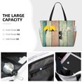thumbnail image 3 of Easygdp Hardwood Bolsa de Viaje de Playa de Gran Capacidad, Bolsa Tote Perfecta para la Playa, Escapadas de Fin de Semana y Viajes, 3 of 7