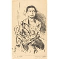 thumbnail image 3 of Lovis Corinth 13x18 Black Modern Framed Museum Art Print Titled - Anneliese Halbe (1918), 3 of 5