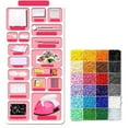 thumbnail image 2 of Tyidzon Fuse Beads Kit, 24 Colors 26000 5MM Perler Beads - Arts Crafts Gifts for Boys&Girls Ages 8+, Including Patterns Book/Iron/Tweezers/Pegboards/Ironing Paper for Birthday Christmas Gift, 2 of 6