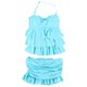 thumbnail image 2 of Tankini de 2 piezas con volantes para mujer Island Escape, azul, 8 Island Escape Tankini, 2 of 2
