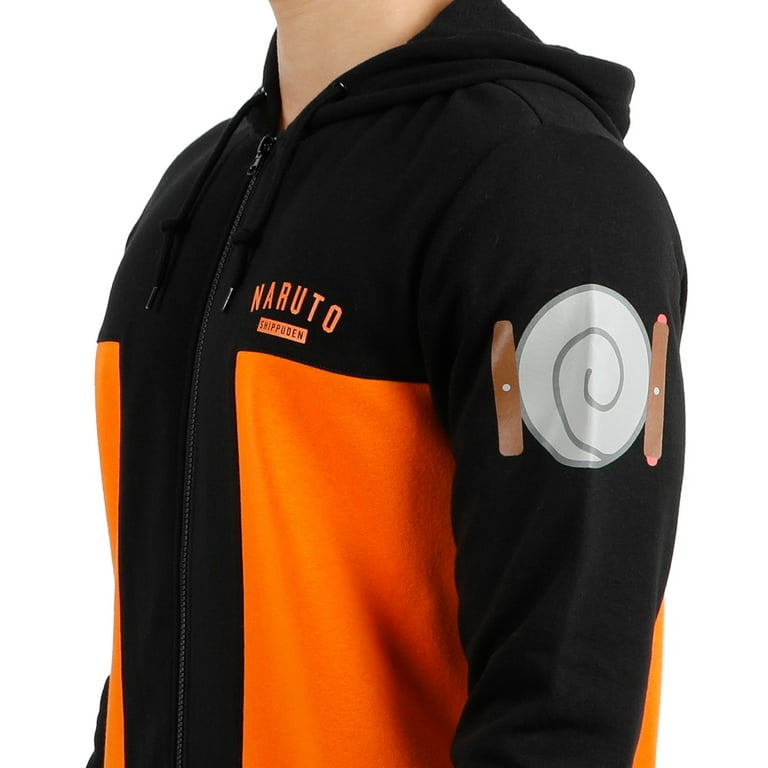 Naruto Shippuden Anime Cartoon Cosplay Men s Zippered Hoodie