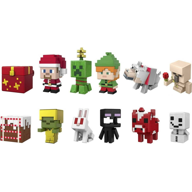 Minecraft mini figures advent calendar sale