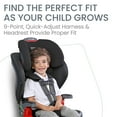 thumbnail image 7 of Britax Grow With You ClickTight Harness-2-Booster Car Seat, 2-in-1 High Back Booster, Black Contour, 7 of 7