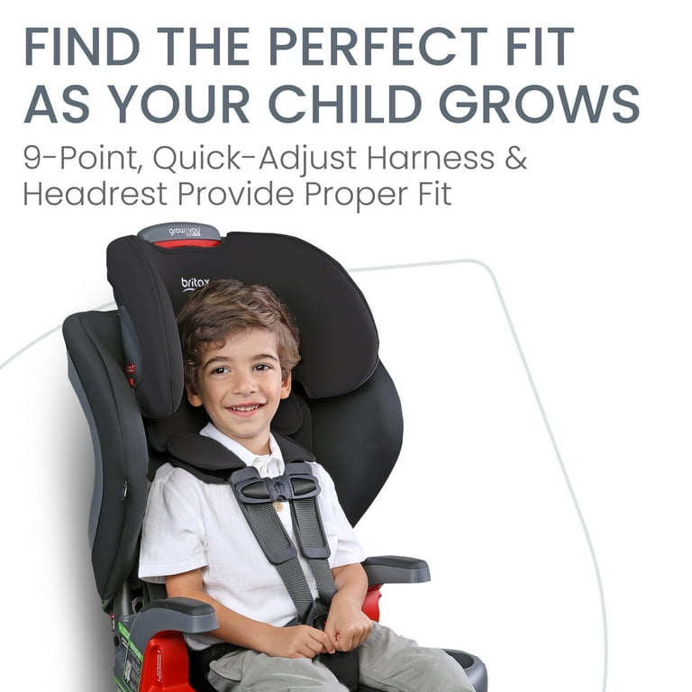Britax Grow With You ClickTight Harness 2 Booster Car Seat 2 in 1 High Back Booster Black Contour Walmart