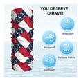 thumbnail image 4 of North Carolina Flag Face Mask Bandanas Neck Gaiter Headwear Magic Scarf Headband For Dust Sun Wind, 4 of 7