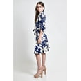 thumbnail image 2 of Vestido camisero con estampado floral Roman Fashion /Juvenil, 2659 (Marino flores) azul marino M, 2 of 5