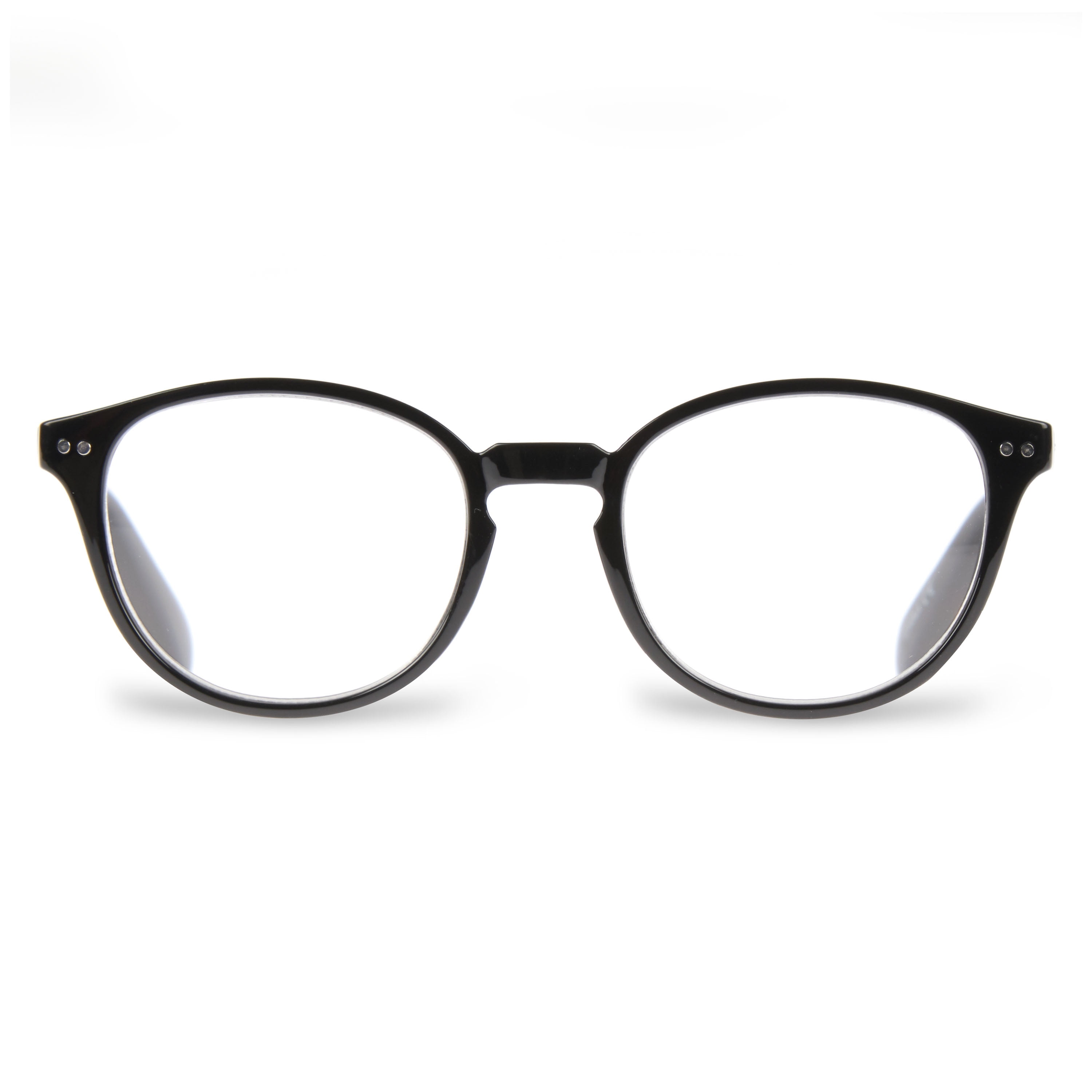 Equate Reader Eyeglasses with Case, Black, +1.25 Diopter