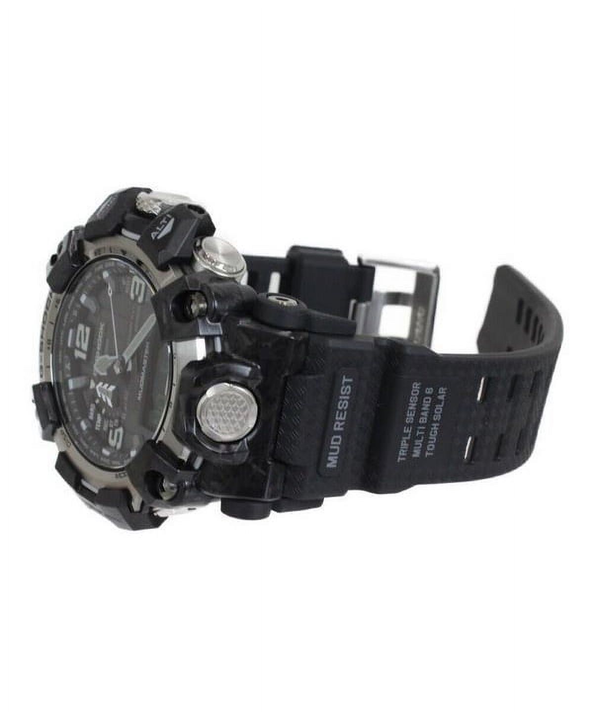 Casio Men's 26 mm Mudmaster Analog Digital Solar Powered Wristwatch, Black