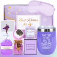 thumbnail image 1 of LISAPRO Regalos de cumplea&ntilde;os para mujeres, Cesta de regalo relajante de spa, Paquete de cuidado personal para mujeres, Regalo de San Valent&iacute;n para Esposas, Novias, Madres, Hijas, 1 of 9