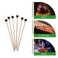 thumbnail image 2 of Miangastore Mallets Percussion Instrument Hammer 6Pcs 15.2X1.2X1.2In, 2 of 8
