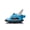 Blue Plastic, variant on XIZE 12V Electric Bumper Car with Remote Control, LED Lights, Bluetooth, 360° Spin, Anti-Collision Padding, Safety Belt, and 2WD for Ages 1.5-5