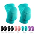 thumbnail image 4 of Unique Bargains 1 Pair Sporting Protective Knee Pad Breathable Flexible Knee Support Brace Polyester Green Size S, 4 of 7