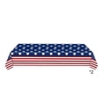 thumbnail image 2 of dajkiuy 2Pcs Patriotic Tablecloths for 4th of July Decorations, 54x108 Inch Red White Blue Star Plastic Table Cover for Memorial Day Party Supplies, 2 of 6