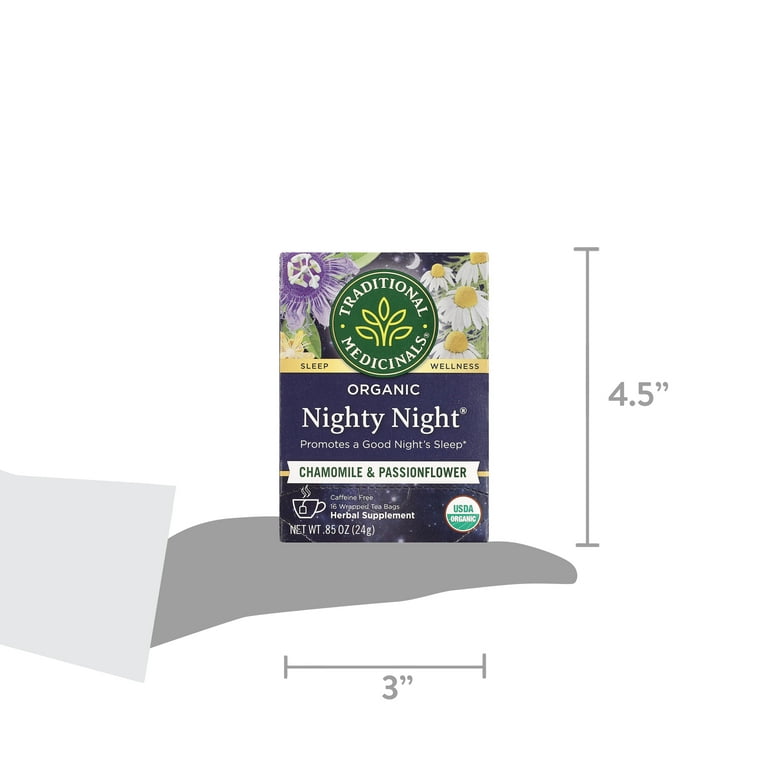 Traditional Medicinals, Organic Nighty Night Calming Herbal Tea