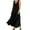 w93# Black310, variant on WUXIAN Casual Summer Dresses For Women Casual Loose Fit Round Neck Sleeveless Lightweight Comfortable Linen Summer Oversized Maxi Long Dress With Pockets Dailywear,Dark Gray,S