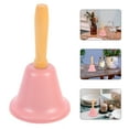 thumbnail image 2 of Christmas Handheld Bell Wood Handle Hand Bell 4.7" Hand Call Bell Xmas Decor, 2 of 6