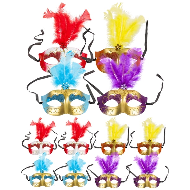 Mascaras de cosplay de 12 PC máscaras de vestuario de cosplay máscaras decorativas para mujeres