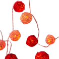 thumbnail image 1 of Guirnalda de luces de bolas de ratán para decoración del hogar para fiestas navideñas 2 m/6,6 pies, 1 of 10