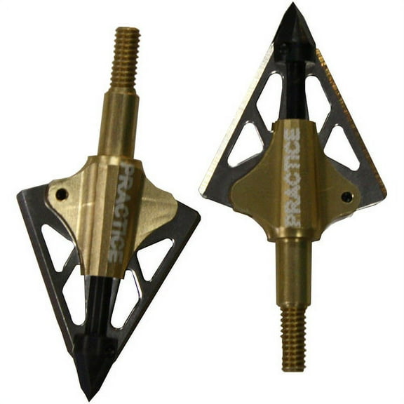 New Archery Products Bloodrunner 2-Blade Practice Heads, 2-Pack, 60-686