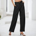 thumbnail image 2 of Sngxgn Soft Pants for Women Comfy Casual Lounge Yoga Pants(Black,XL), 2 of 6