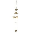 Elephant Wind Chimes Good Luck Chinese Style Temple Roofs Copper Wind