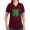 Garnet, variant on CafePress - Green Glitter Shamrock St. Particks Irish - Women's V-Neck Dark T-Shirt
